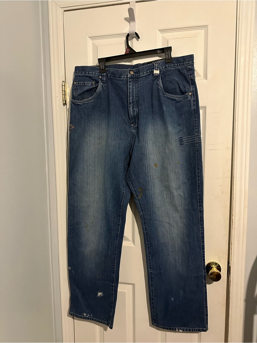 Vintage Phat Farm Relaxed Straight Leg Jeans‎ – Size 40 Faded Mid Wash Blue Y2K